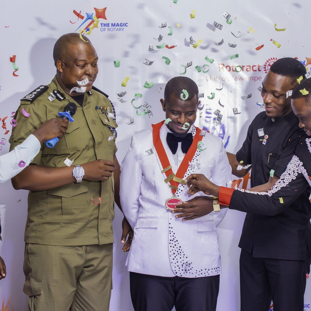 RctKawempe's tweet image. The greatest leader is not necessarily the one who does the greatest things. He is the one that gets the people to do the greatest things.Weve moved and we keep moving , Photo moments of presidents of past &amp;amp; future of Kawempe. #ItsTimeToJoinRotaract