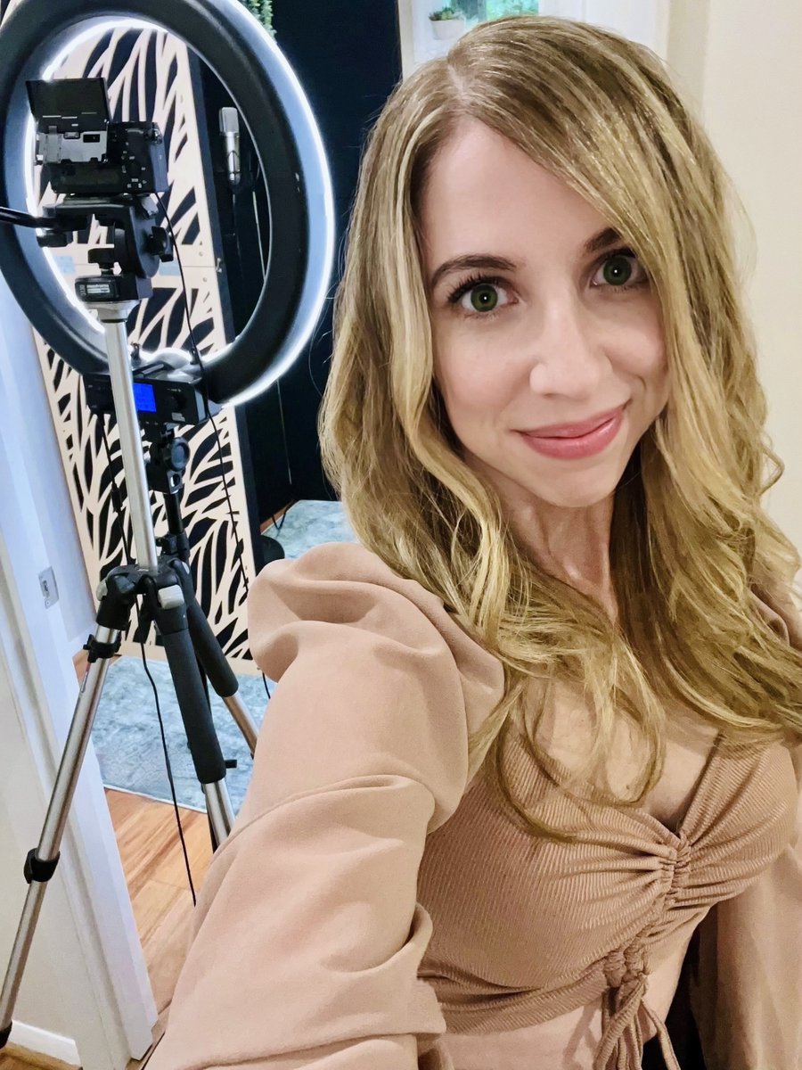 Behind the scenes... of a behind-the-scenes video. 😅🎤🎥 Here's a sneak peek of my #recording &amp; #filming setup for today. Would anyone like to get a closer look or walkthrough of the gear I use? 🤔

#vocalist #OST #gamemusic #videogamemusic #VGM #behindthescenes #homestudio #bts