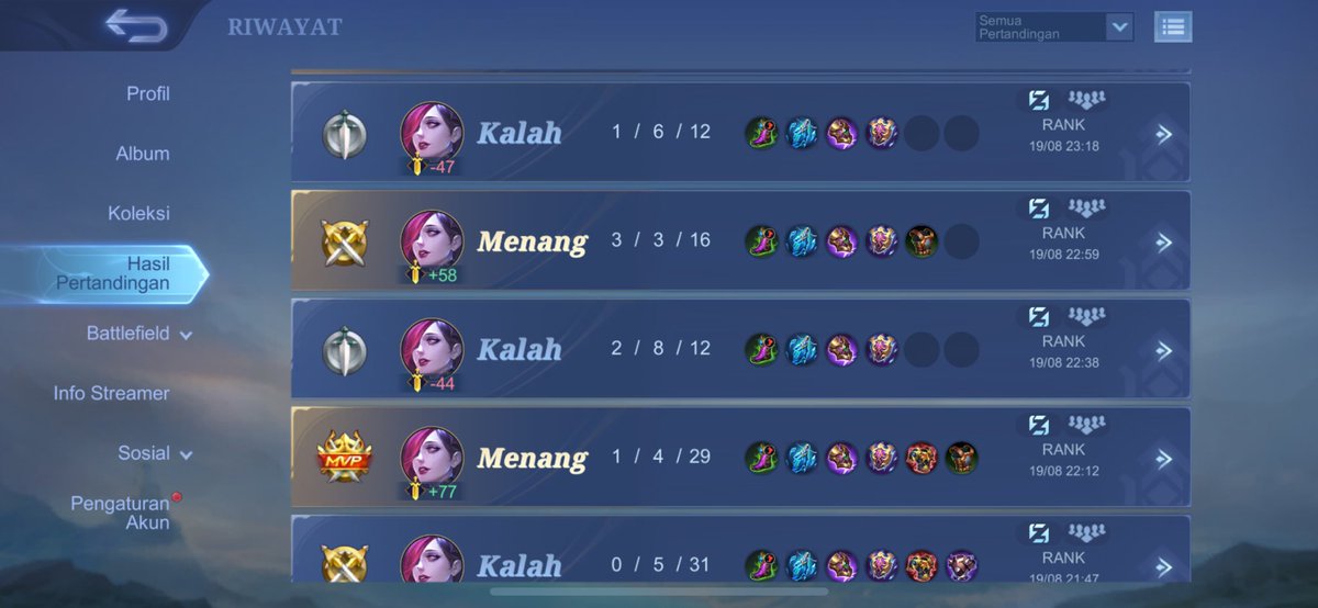 DENJlE's tweet photo. ya allah aku cuma pengen glory susah bgt naik turun dari 46-50 😭😭😭😭 https://t.co/qHjsUZ6yty