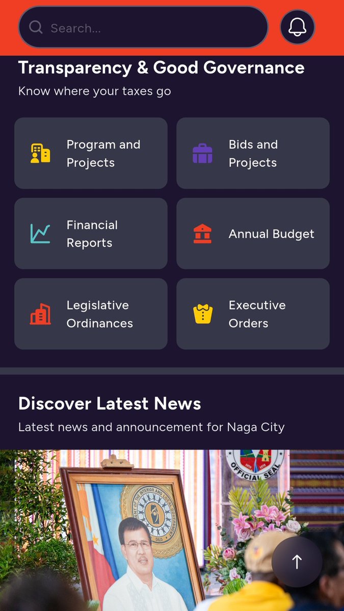 Stephhhiy's tweet photo. Downloaded MyNaga app and di ko inexpect na integrated na din bus trip booking for different bus companies.

May section din for Transparency and Good Governance. Walk the talk talaga si Mayor Leni Robredo. https://t.co/cYVvKLwxuY