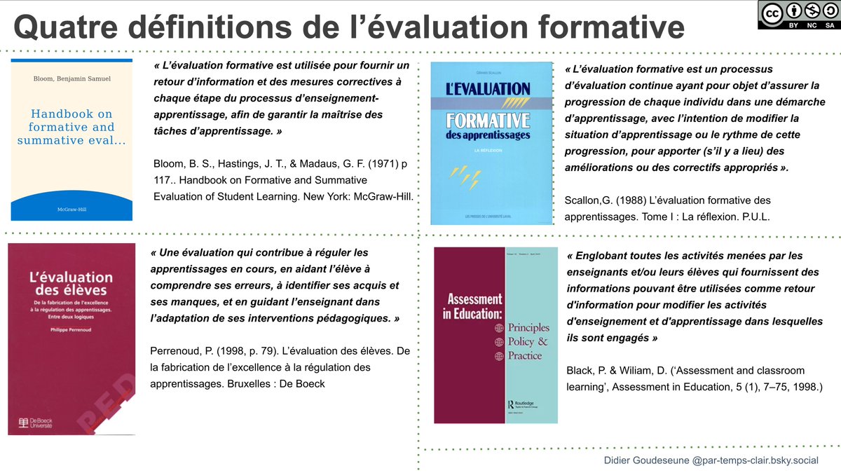 Quatre définitions de l’évaluation formative
par-temps-clair.derives.net/%C3%A9valuation