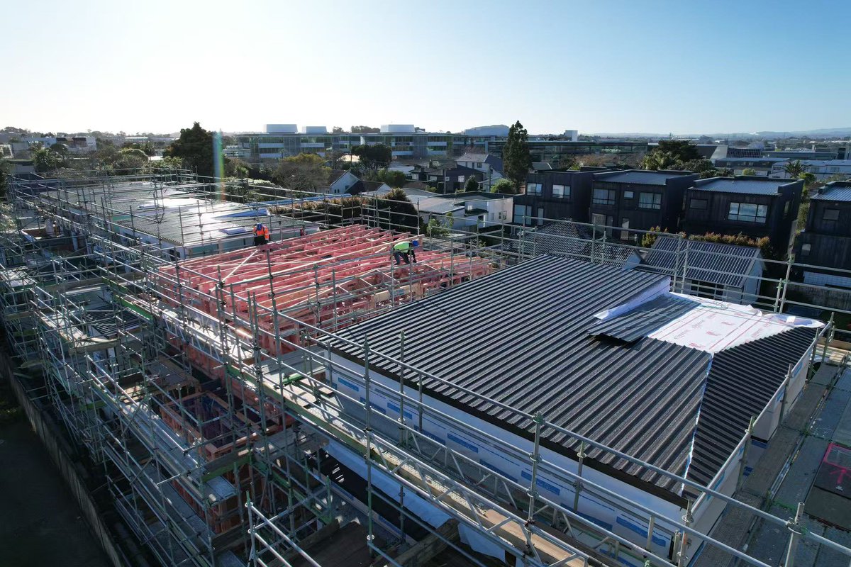 McCoreGroupLtd's tweet photo. Ferguson Project | July Update
The Ferguson project continues to progress strongly, with scaffolding now fully completed. Our team has moved into the next stage of works, focusing on the installation of exterior walls and roofing.
#FergusonProject #McCoreGroup https://t.co/pw47BbW2yb
