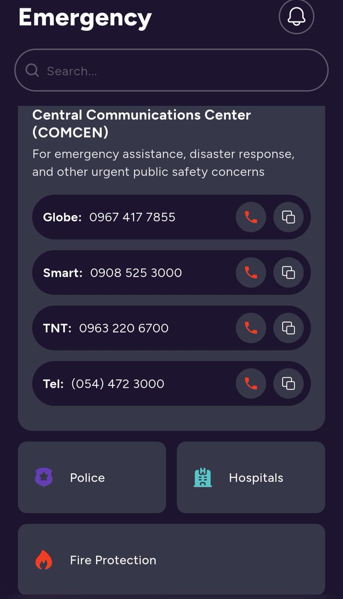 Stephhhiy's tweet photo. Meron ding Emergency numbers https://t.co/9z89NWvUPg