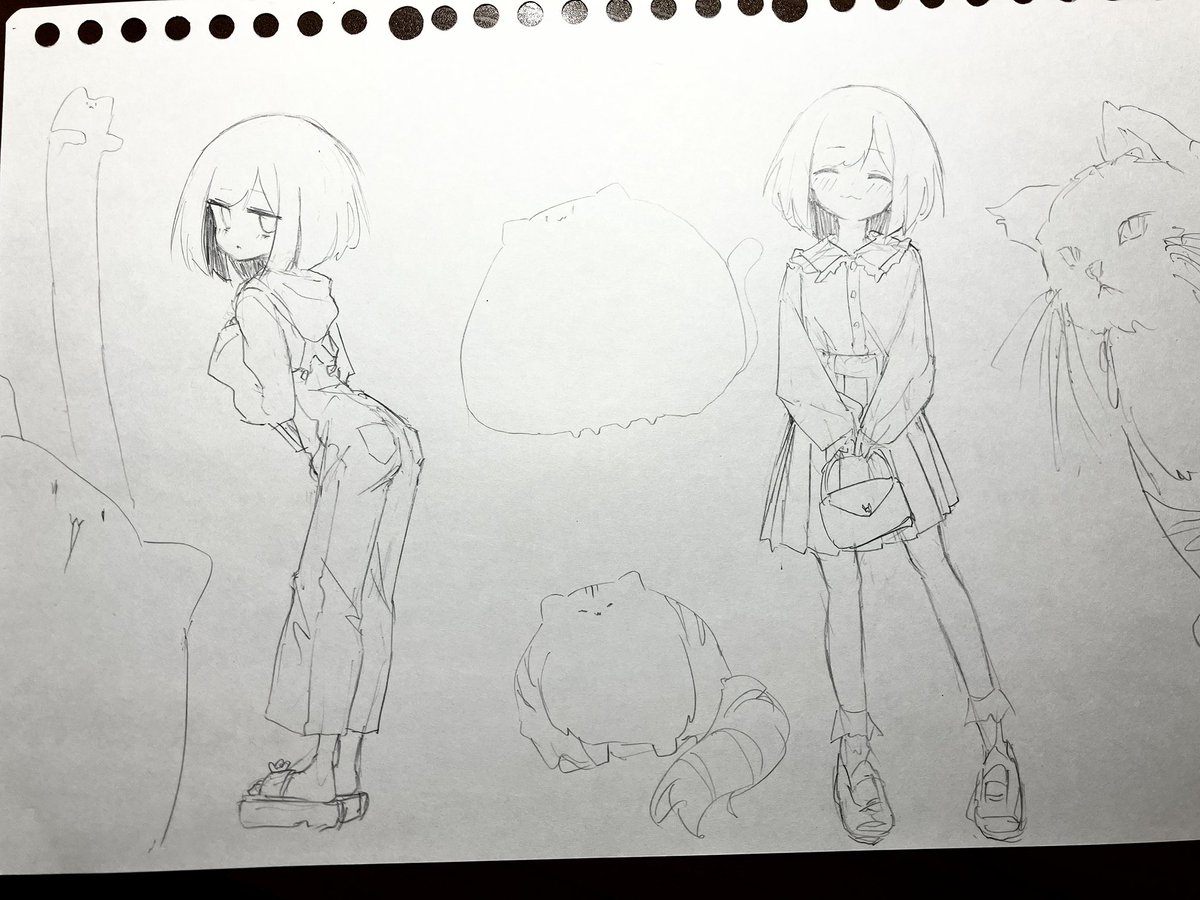 後輩ちゃん私服らくがきその3 