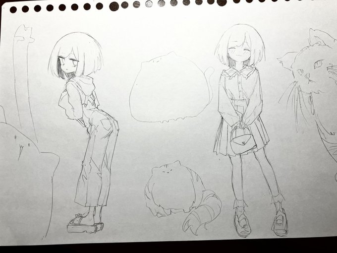 後輩ちゃん私服らくがきその3 