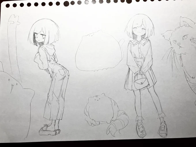 後輩ちゃん私服らくがきその3 
