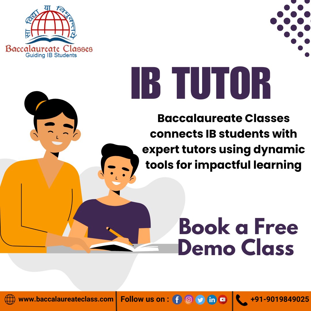 bclasses4ib's tweet image. 🌍 Baccalaureate Classes offers experienced IB tutors and qualified IGCSE experts to guide students across the globe.
📚 Excellence in learning, wherever you are!

📞 +91-90198 49025 | 🌐baccalaureateclass.com

#BaccalaureateClasses #IBTutors #IGCSEPreparation
#GlobalEducation