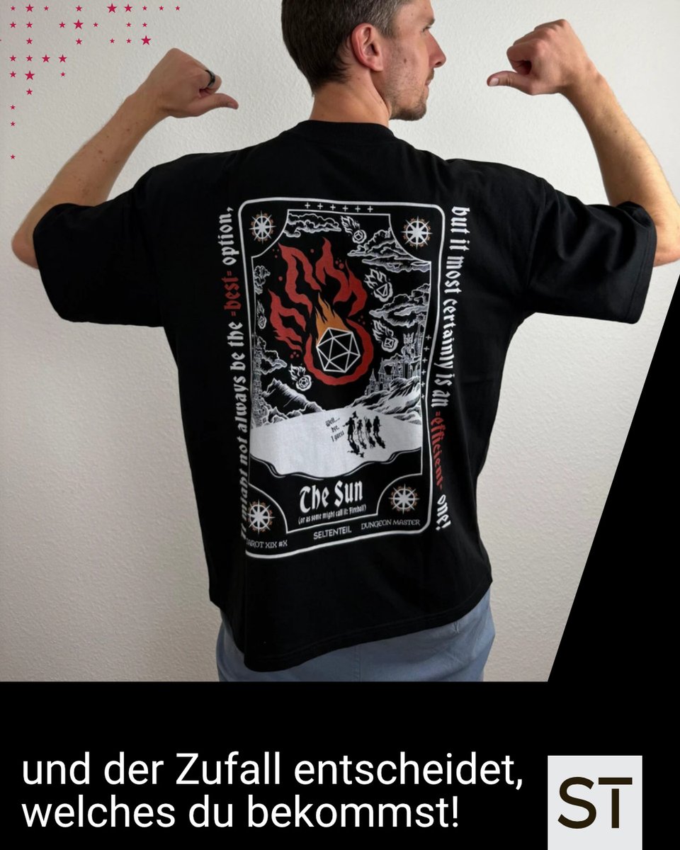 Ein Motiv. Sechs Varianten. Ein Unikat nur für dich.
Code GAMESCOM für kostenloser Versand.
Jetzt auf seltenteil.de 

#RealLifeLoot #SELTENTEIL #MysteryDrop #Gaming #Fashion #FashionDrop #GamingFashion #GeekFashion #NerdCulture #CollectorsItem #Legendär #Gamescom