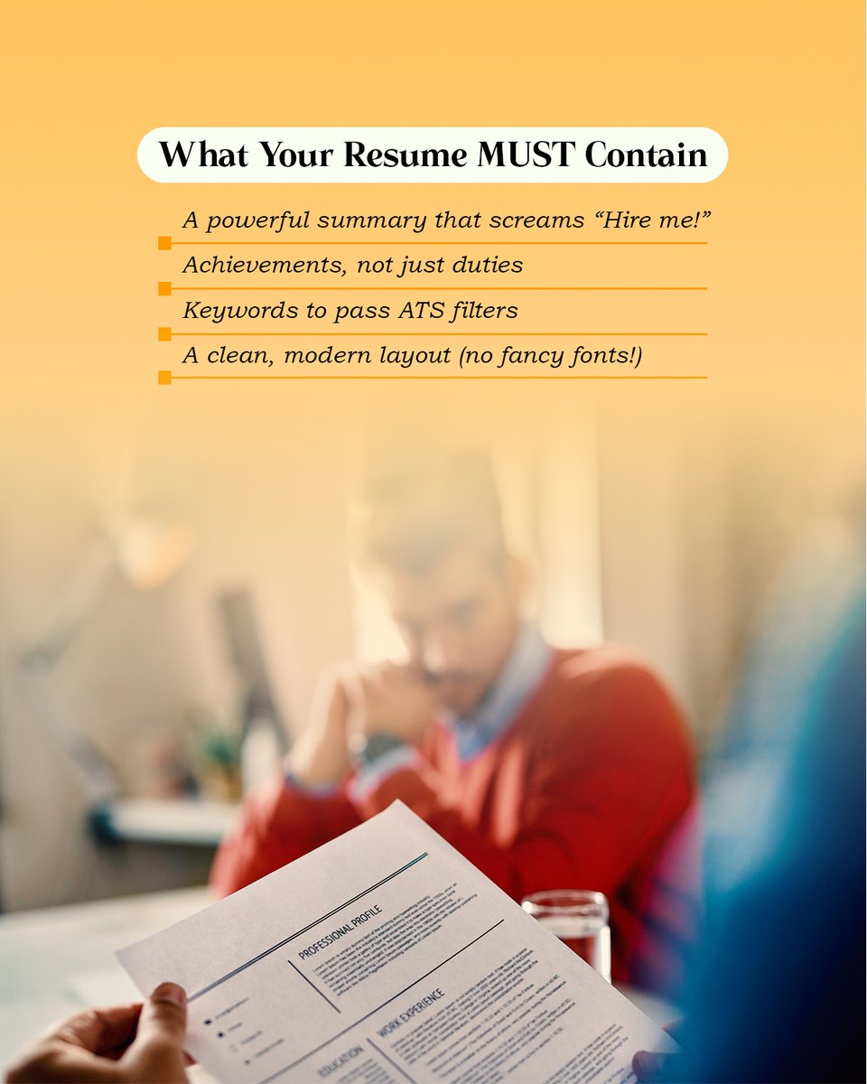 AssignmentFind's tweet image. 📷 Is Your Resume Secretly Killing Your Job Chances?
📷 DM us now or visit
📷 findassignmenthelp.com
#cv #resumetips #resumewriting #resumehelp #resumewriter #findassignmenthelp #UKStudentvisa #ukstudents #UKStudentLife #AustraliaStudyVisa #canadalife #canadavisa #canadalife