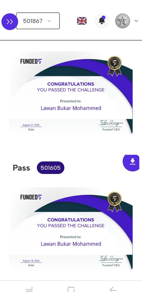 Congratulations on passing both Phase-1 and Phase-2 with *Funded_7*! 🌟  <a href="/funded_7/">Funded7</a>

 Your discipline, patience, and dedication truly paid off. This is just the beginning — the funded journey awaits. Keep pushing, stay focused, and let success follow! 💼🚀 #Funded_7 #TraderWin