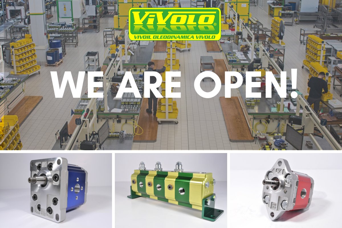 Vivoil's tweet image. Welcome back! #Vivoil's facility has reopened today after summer vacation. For inquiries and purchase orders:
&amp;gt; info@vivoil.com
&amp;gt; +39 051 803 689
vivoil.com

#Hydraulics #HydraulicComponents #HydraulicParts #HydraulicPumps #HydraulicMotors #FlowDividers #Engineering