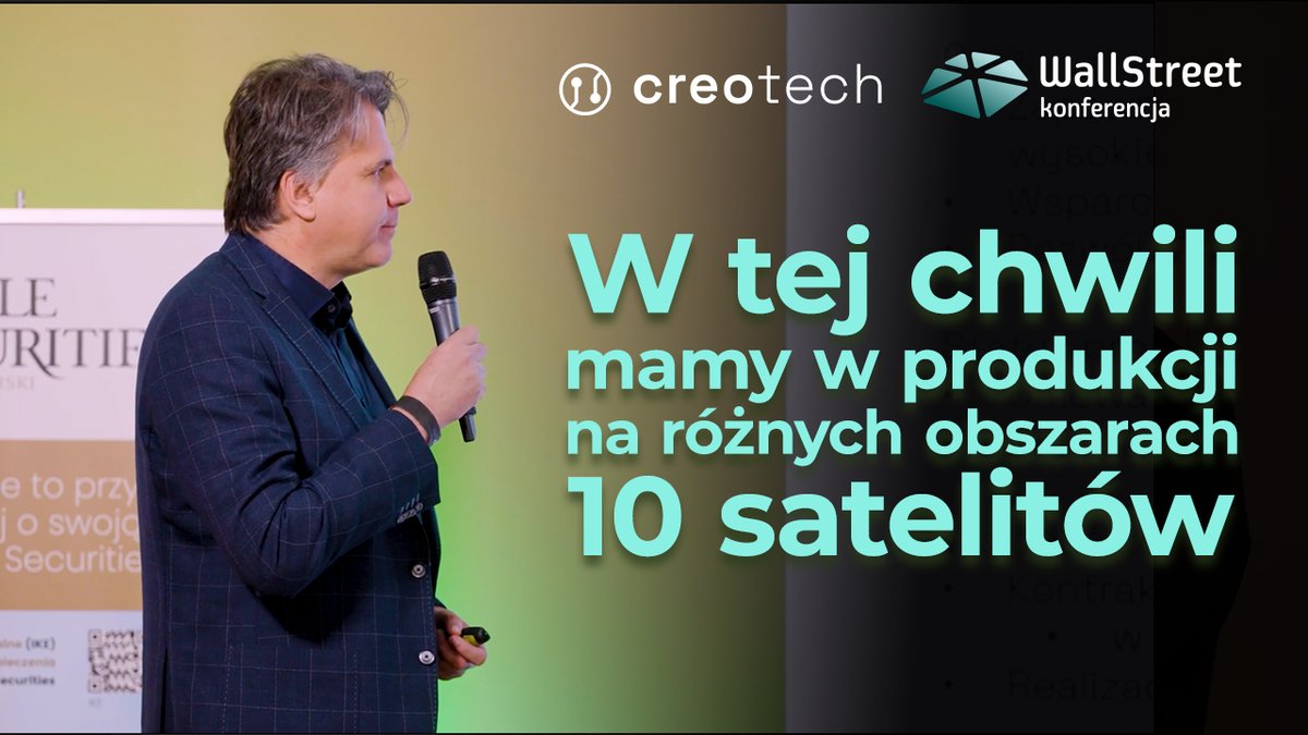 Stowarzyszenie Inwestorów Indywidualnych 📈 (@inwestorzy) on Twitter photo 🎬 Kolejny film z #WallStreet29!
Tym razem zapraszamy na prezentację spółki <a href="/CreotechSa/">Creotech Instruments SA.</a>
Prezentację poprowadzili:
dr hab. Grzegorz Brona – Prezes zarządu
dr Anna Kamińska – Dyrektor Pionu Quantum Systems
🎥 Obejrzyj nagranie:
👉 youtube.com/watch?v=doL9Hs… 🎬 Kolejny film z #WallStreet29!
Tym razem zapraszamy na prezentację spółki <a href="/CreotechSa/">Creotech Instruments SA.</a>
Prezentację poprowadzili:
dr hab. Grzegorz Brona – Prezes zarządu
dr Anna Kamińska – Dyrektor Pionu Quantum Systems
🎥 Obejrzyj nagranie:
👉 youtube.com/watch?v=doL9Hs…