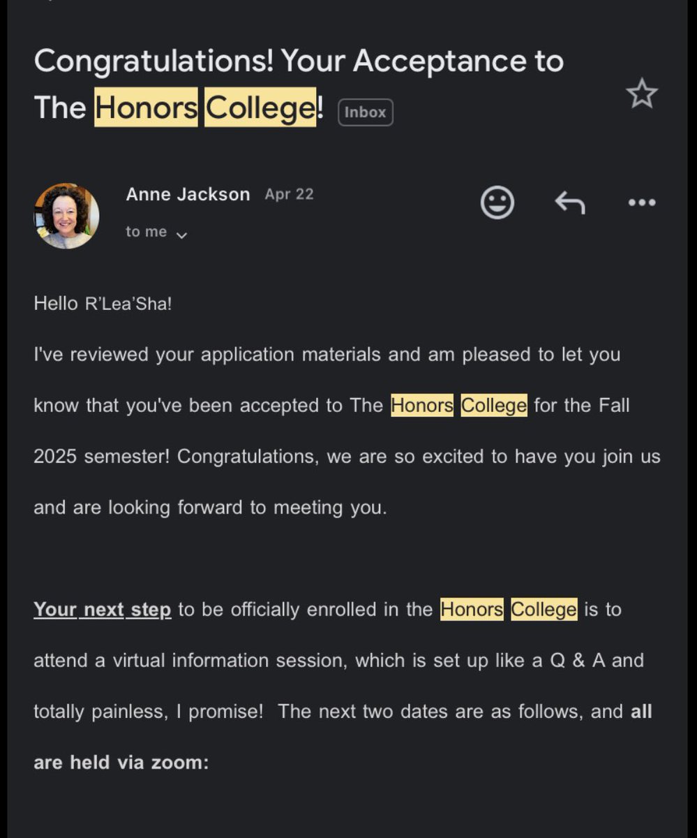 rmcurrie30's tweet photo. On to my next journey..! 🧪School of Engineering and Computer Science.!!
Honors College.!! Proud to say that I’m officially an Oakland Golden Grizz..🐻💛🖤  #Grateful #Luke12:48  #Humble #ThankYouGod #Blessed https://t.co/Tdn9SyDLXN