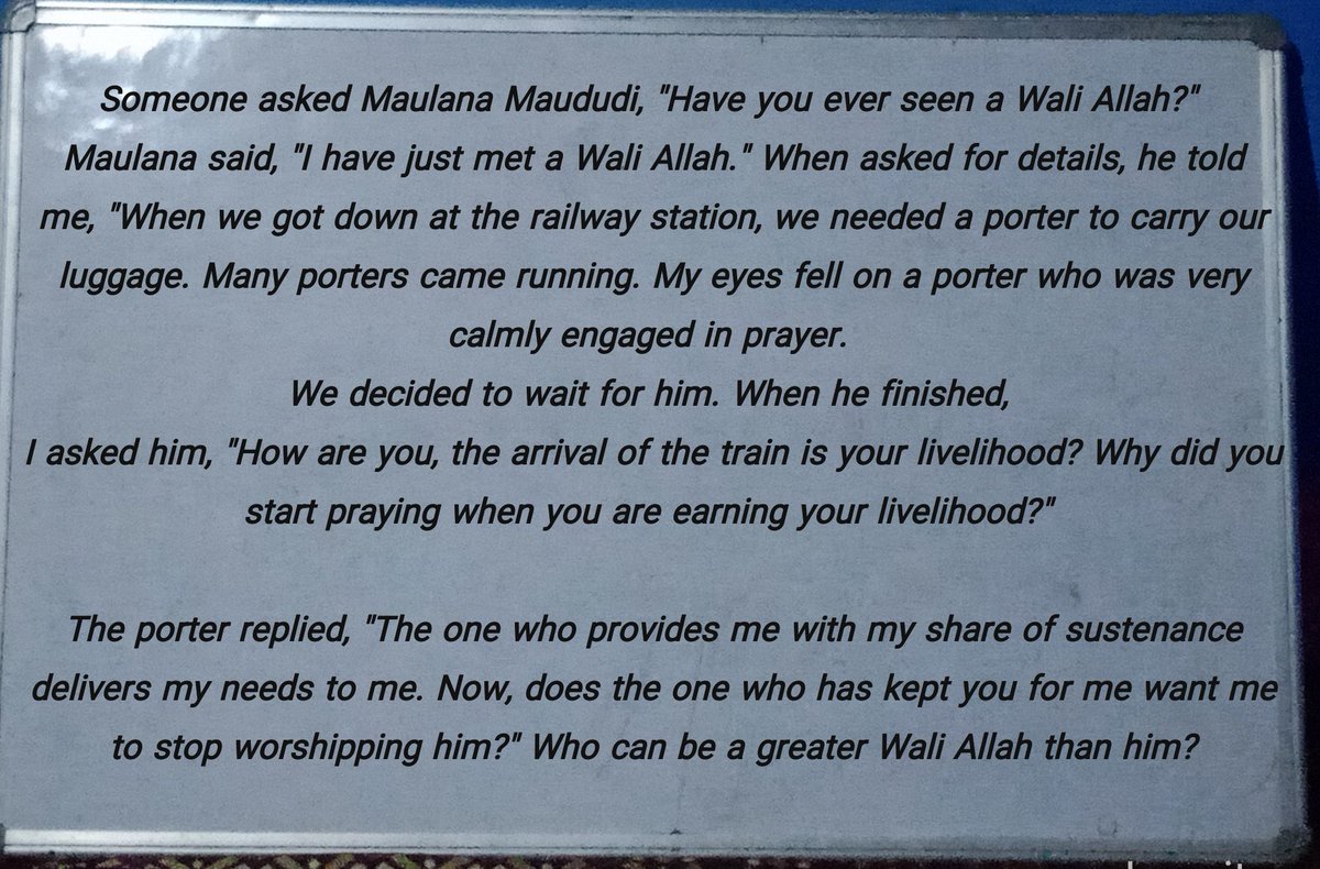younis786a's tweet photo. When someone asked Moulana Maududi Sb,"Have you seen a Wali Allah ?" https://t.co/PGKqbSt5bZ