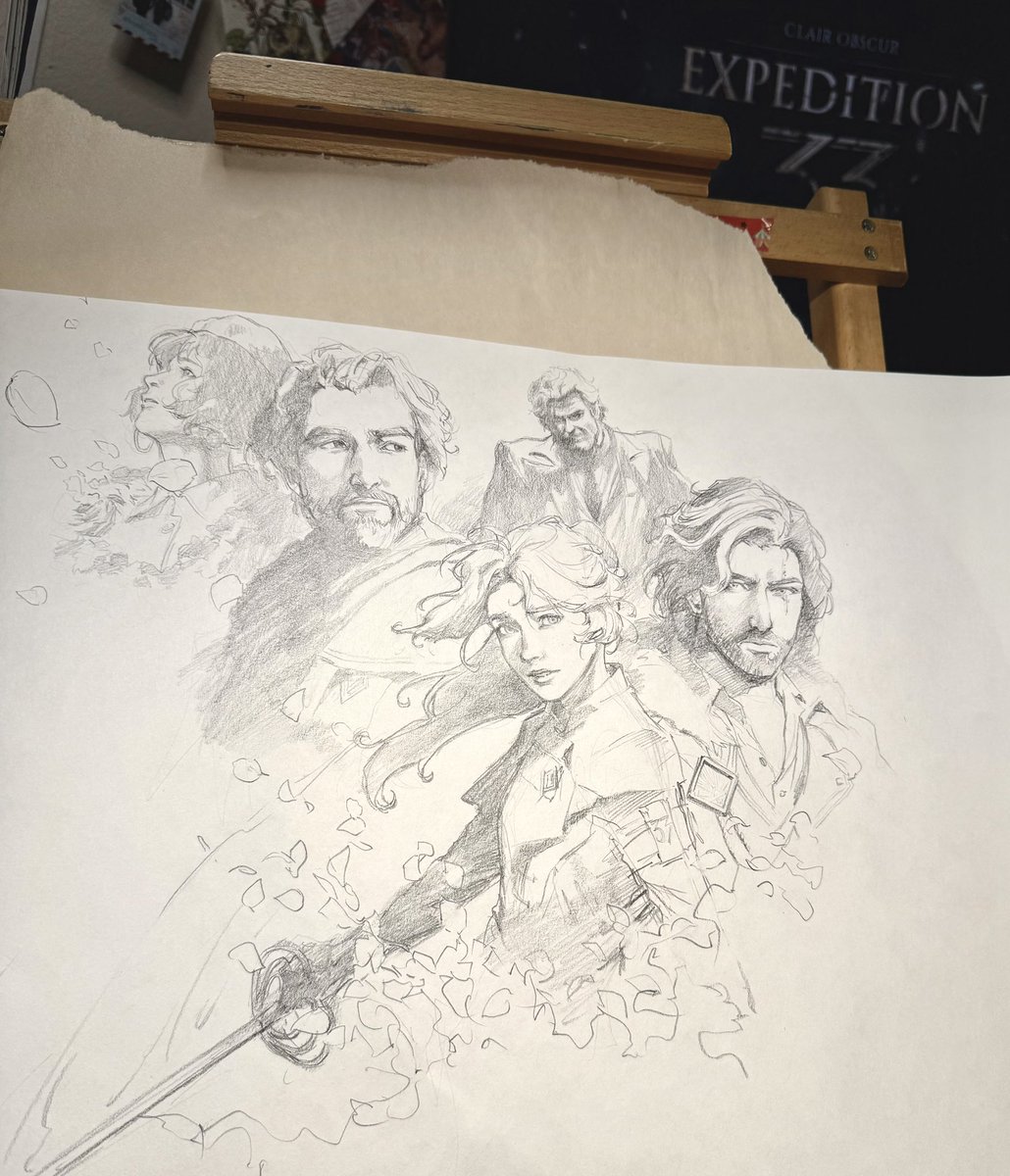 kiasherria_kia's tweet image. Ah… I accidentally started this today, so now I must draw all of them tomorrow! 🫠
Sometimes, real paper and pencil feel so good that digital drawing cannot compare.