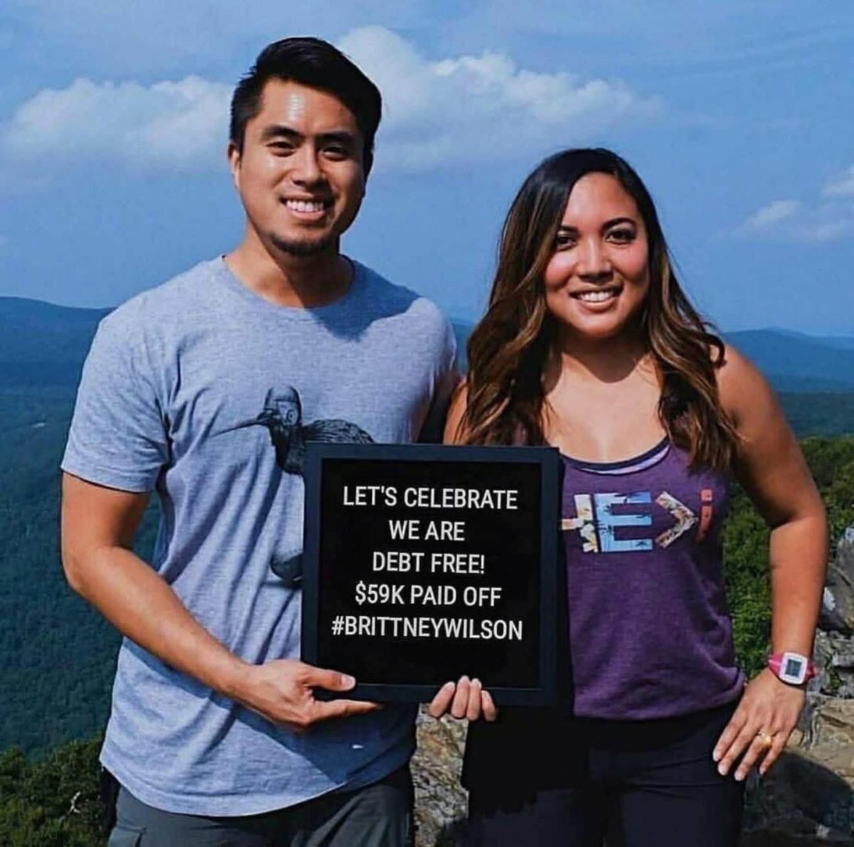 5jhuj's tweet photo. WE'RE DEBT FREE! 🎉 Justin and I conquered $59K of debt in 23 months! We used EveryDollar, worked hard, and sold some stuff. Now we're onto our next goals! 💪 We're stronger together because of this journey! #debtfree" https://t.co/4ZJrXAhA4R