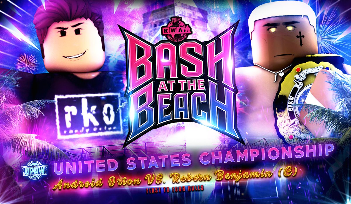 BASH AT THE BEACH 2025 // THIS WEEKEND 🏖️

<a href="/OPRW_ROBLOX/">#OPRW2025</a> UNITED STATES CHAMPIONSHIP!

Made OFFICIAL earlier this week by OPRW Executives.. <a href="/ballotinyourbox/">Reborn Benjamin</a> is set to go to WAR against the N1C to his championship in the 'Legend Killer', <a href="/rememberingmsfl/">Android</a>!

WHO will win?!
