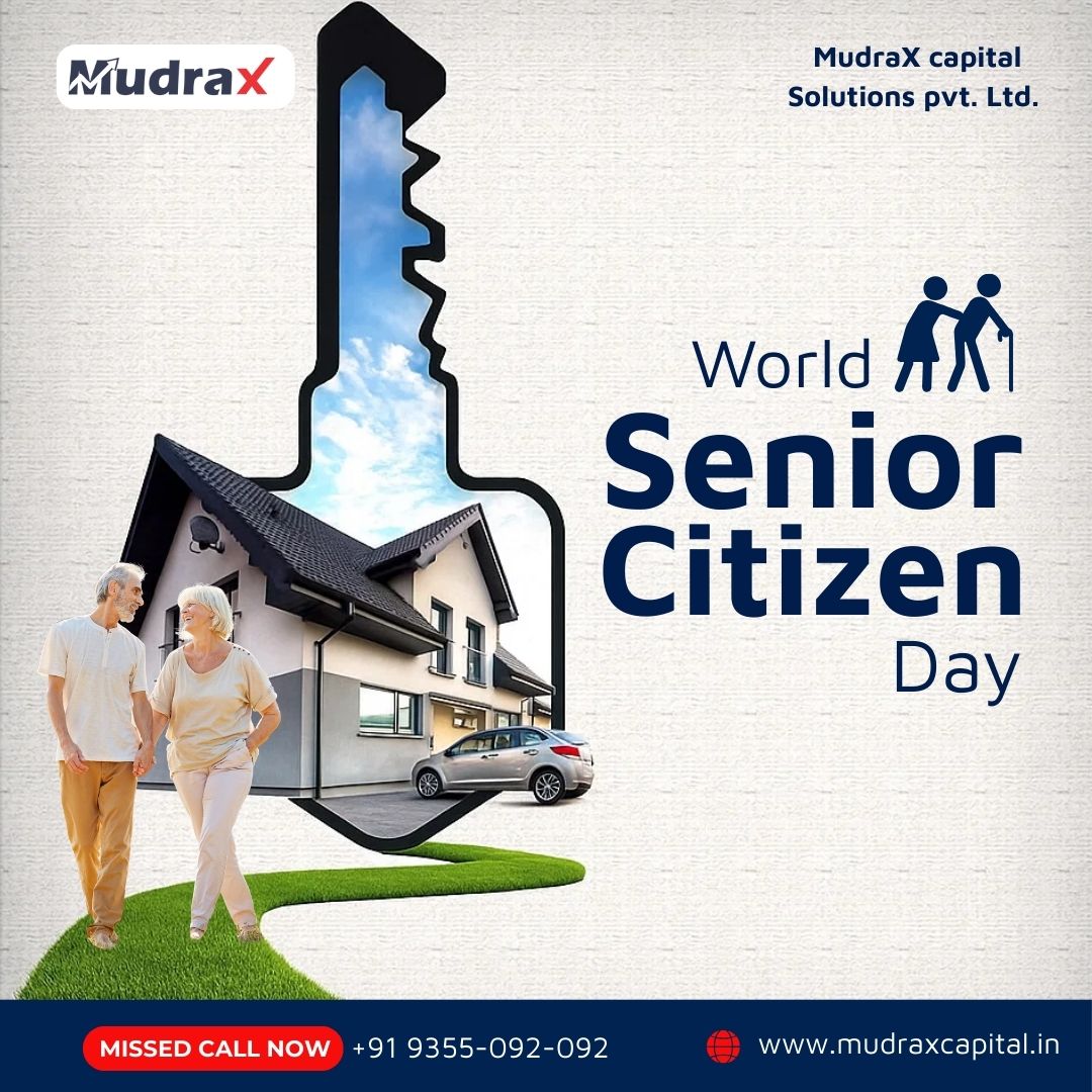 mudraxcapital's tweet photo. On this World Senior Citizen’s Day, we celebrate the wisdom, care, and experience our elders bring into our lives. At MudraX Capital, we stand by them with financial solutions that bring comfort and security in their golden years.

#WorldSeniorCitizensDay #RespectOurElders https://t.co/s30zv1X5Gm