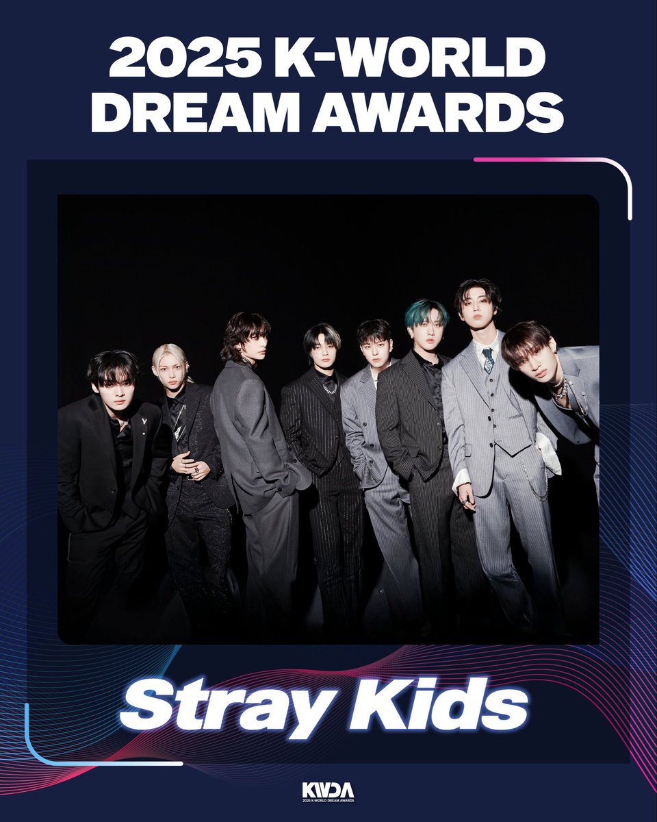 AboutStraykids's tweet photo. Straykids at the 2025 K-World Dream Awards
 
— Blue Carpet : 4:30 pm KST 
— Main Show : 6:30 pm KST

Streaming links
🔗 https://t.co/BKuUUBfQpF
🔗 https://t.co/XYVyNSmV6u
🔗 https://t.co/wjpoYzhpKg
🔗 https://t.co/4RNBD8zx76 https://t.co/81attZFn8t