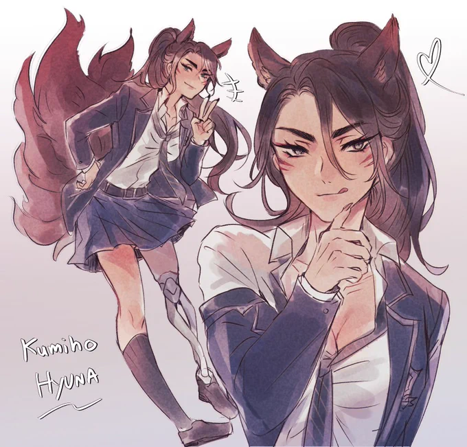 Dark Academia style for Hyuna 💭
#hyuluka 