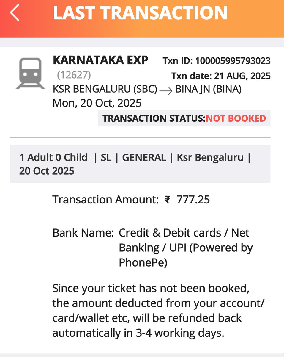 Lrahul_kumar's tweet photo. प्रिय @RailwaySeva मेरे पैसे काट लिए गए टिकट बुक नहीं की क्यों मेरी टिकट क्यों नहीं बुक की जबकि 100 से ज्यादा टिकट अभी भी बाकी हैं ये क्या फ्रॉड है। https://t.co/s6VIMTuqCx