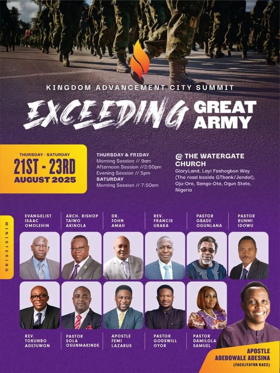 learnedpastor's tweet photo. KACS Starts This Thursday Morning By 9am.Please Kindly Attend In Person And Bring Others Too. https://t.co/UMP3e2dJAs