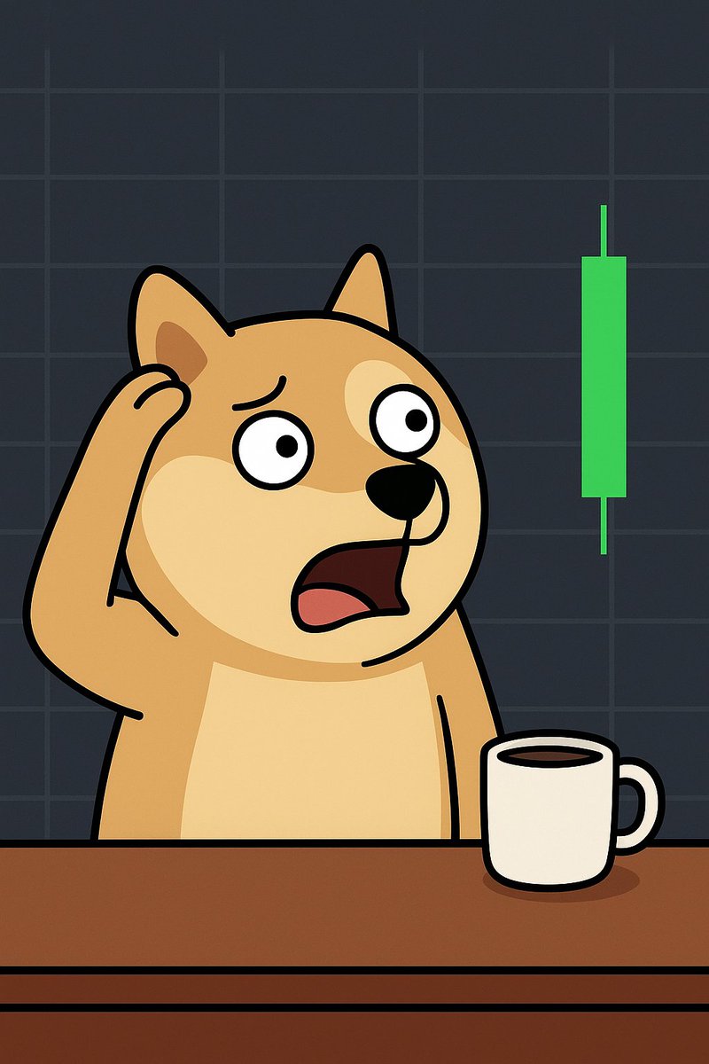 "That awkward moment when you say 'I’m done buying'… and then see a green candle. $DC 🐶