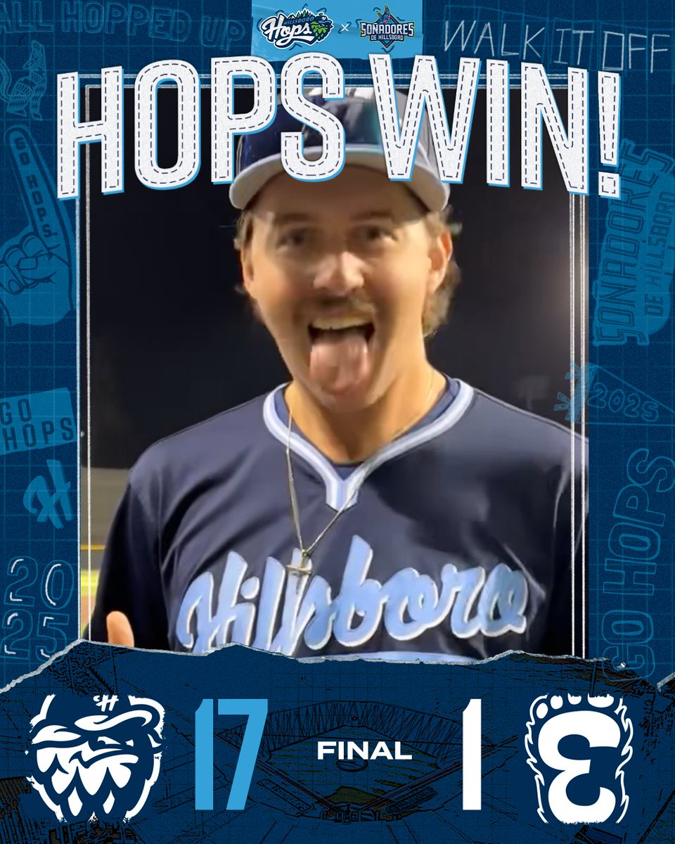 Hillsboro Hops (@hillsborohops) on Twitter photo We winnit.
#AllHoppedUp We winnit.
#AllHoppedUp