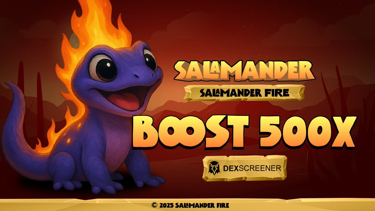 _salamanderfire's tweet photo. Boost 500x mode: ON. $SALAMANDER is breaking all limits.
https://t.co/2Kgy3cHpbR https://t.co/RCc7YT9GMk