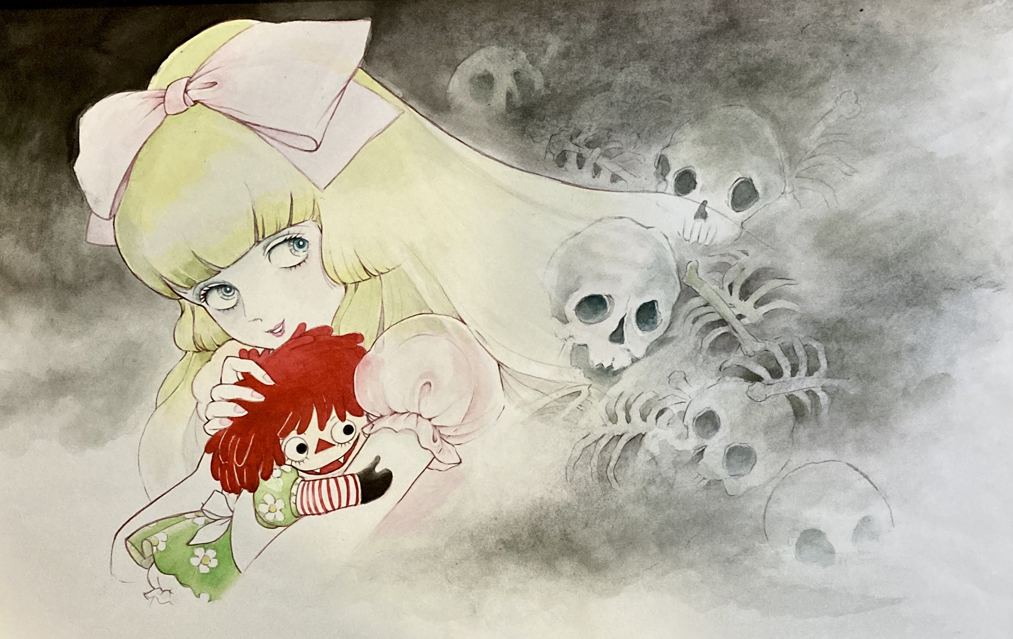 小学館 てんとう虫コミックス わたなべまさこ ばらの中のリザ 全2巻