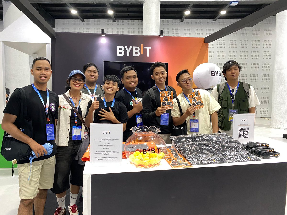 0xkerasakti's tweet image. Bybit  booth on @CoinfestAsia 
#bybitindonesia #bybitcryptoark 
@BybitIndonesia