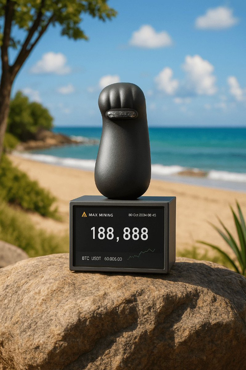 MaxiMinerPaw's tweet image. 👀 Heard of ASICs but never dared try?
Meet MaxiMinerPaw:
✅ Plug &amp;amp; play
✅ No noisy fans
✅ No mining farm needed
Perfect for first-timers. Serious enough for pros.
#MaxiMinerPaw #EasyMining #BitcoinForEveryone #CryptoStarter