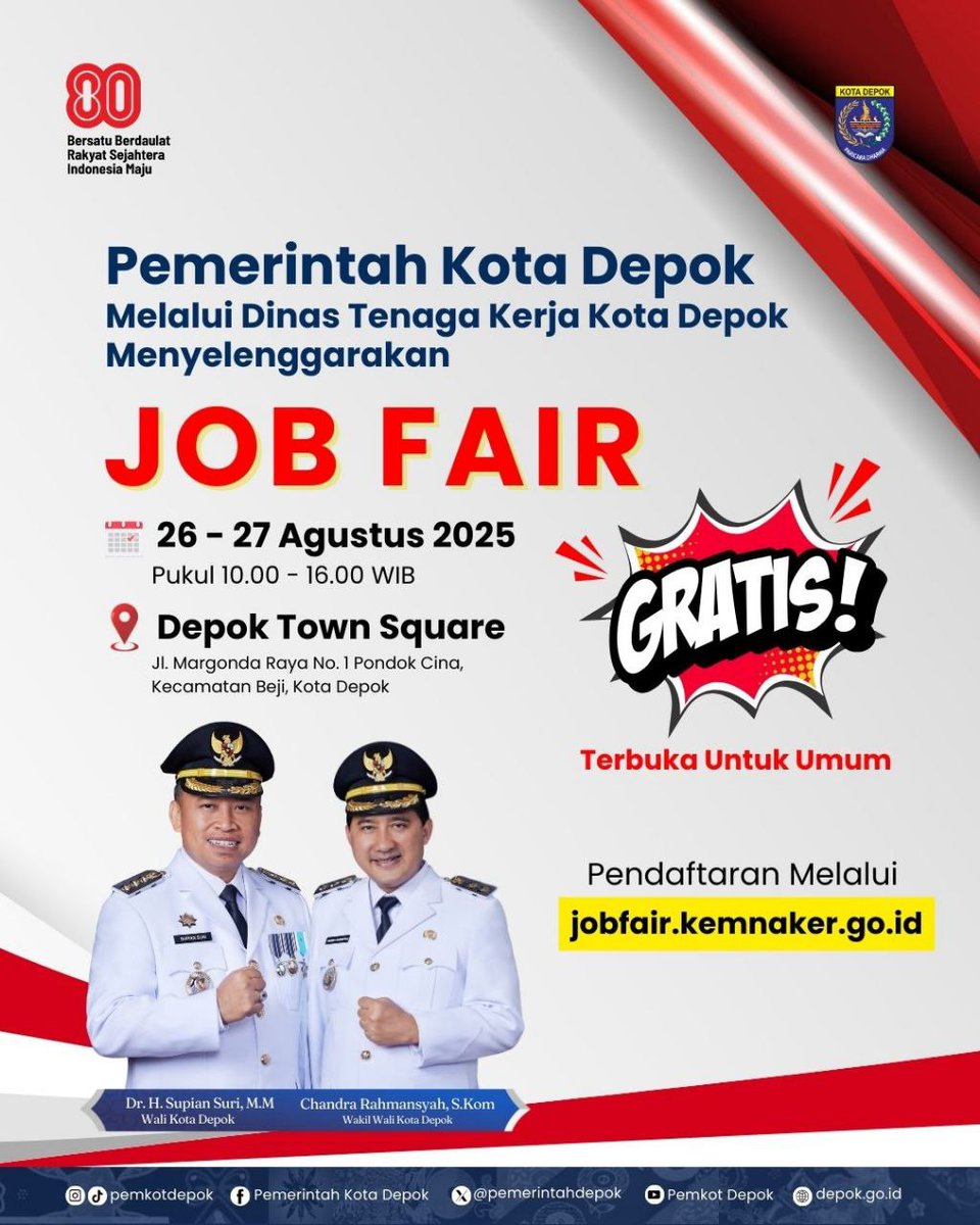 Pemerintah Kota Depok tweet media