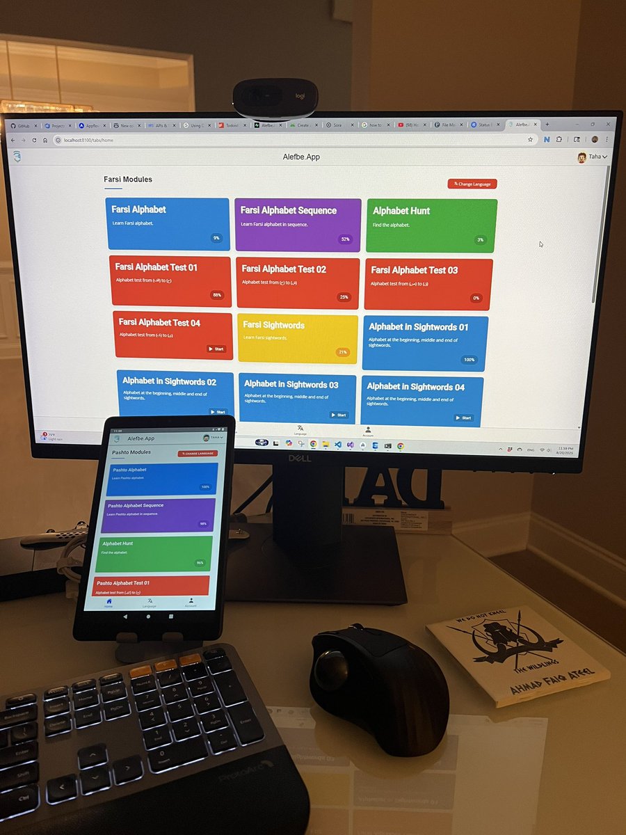 ahmadfaiqateel's tweet image. Final tweaks on rewrite of Alefbe.App for web and Android 🤖, preparing to launch soon. Ionic has treated me well so far. Next up: iOS 🚀 #Ionic #AppDev #UIUX