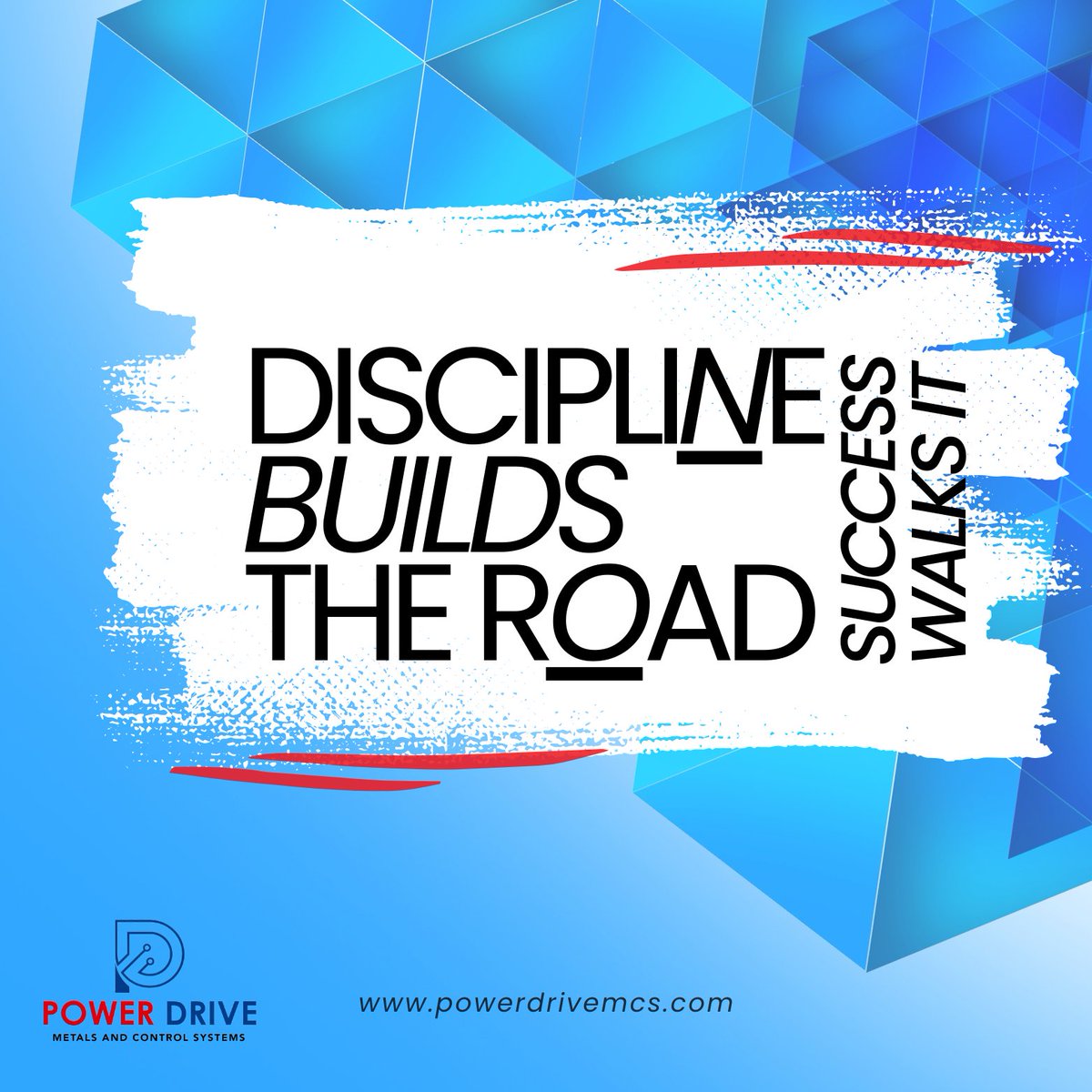 PowerDrive2020's tweet image. Discipline builds the foundation,
Success follows the journey.
At Power Drive Metals &amp;amp; Control Systems, we believe that consistent effort, discipline, and innovation are the true enablers of success.
🌐 powerdrivemcs.com
#DisciplineForSuccess #InnovationWithExcellence