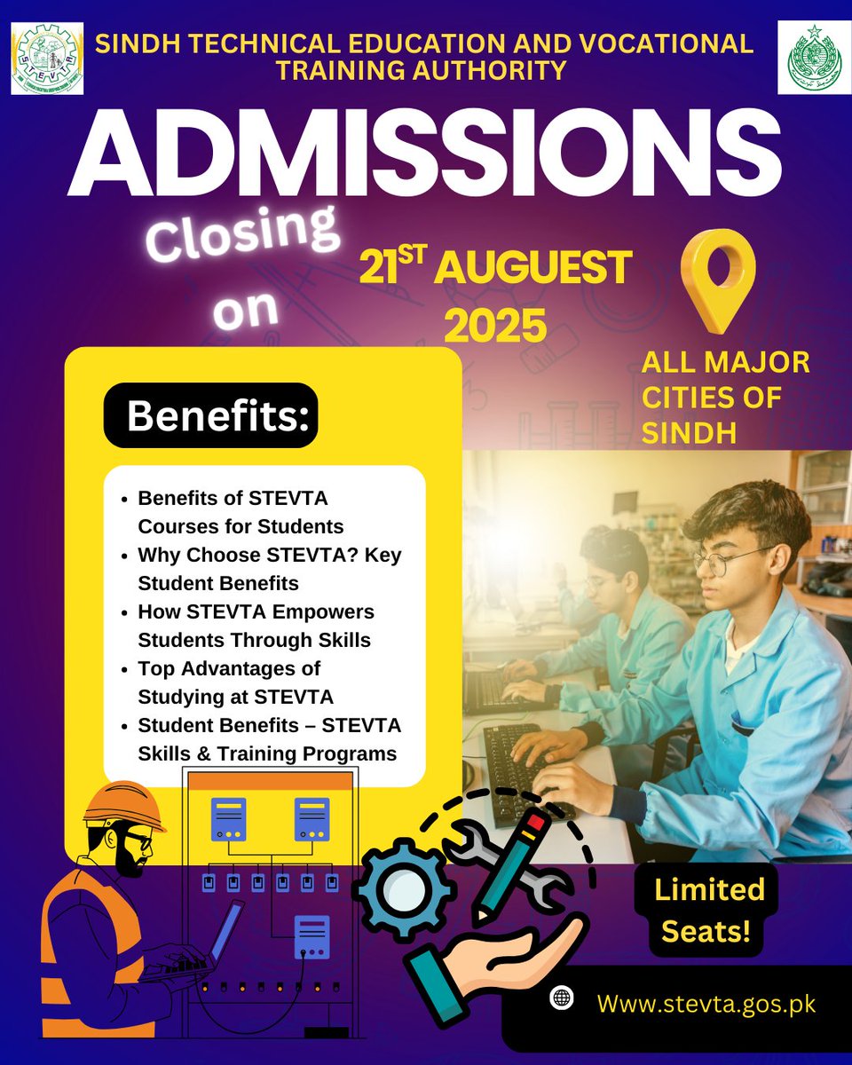 Stevta_official's tweet photo. Admission are closing today #STEVTA https://t.co/8bEbJk1UNT