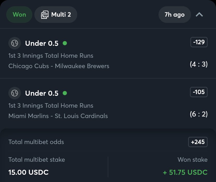 🚨 BANG! HIT THE PLAY ✅ +(245)

Marlins vs Cardinals
Cubs vs Brewers

Jacob Misiorowski &amp; Sandy Alcantara held it down early for us 

📢 Free Lounge OPEN NOW! Join the community → dsc.gg/PPicksFL

🚪Opening September 2025 | PassportPicks.ca