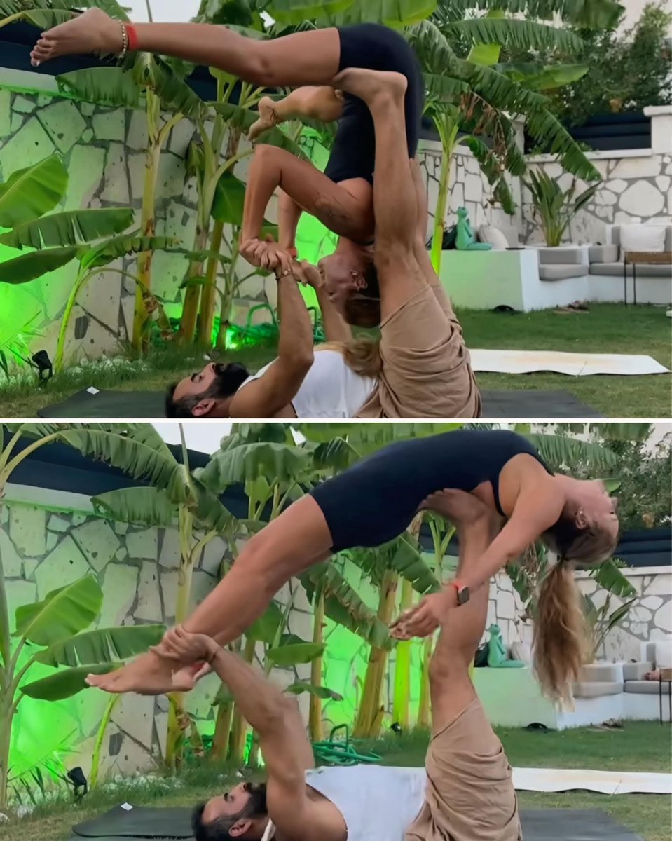 son_tiraj's tweet photo. Pınar Altuğ yoga yaparken videosunu paylaştı. Bir takipçisinin "Eşiniz kıskanmıyor mu" yorumuna yanıt verdi: Neden kıskansın ki! dedi.
#perşembe https://t.co/dm5nzWgV6o