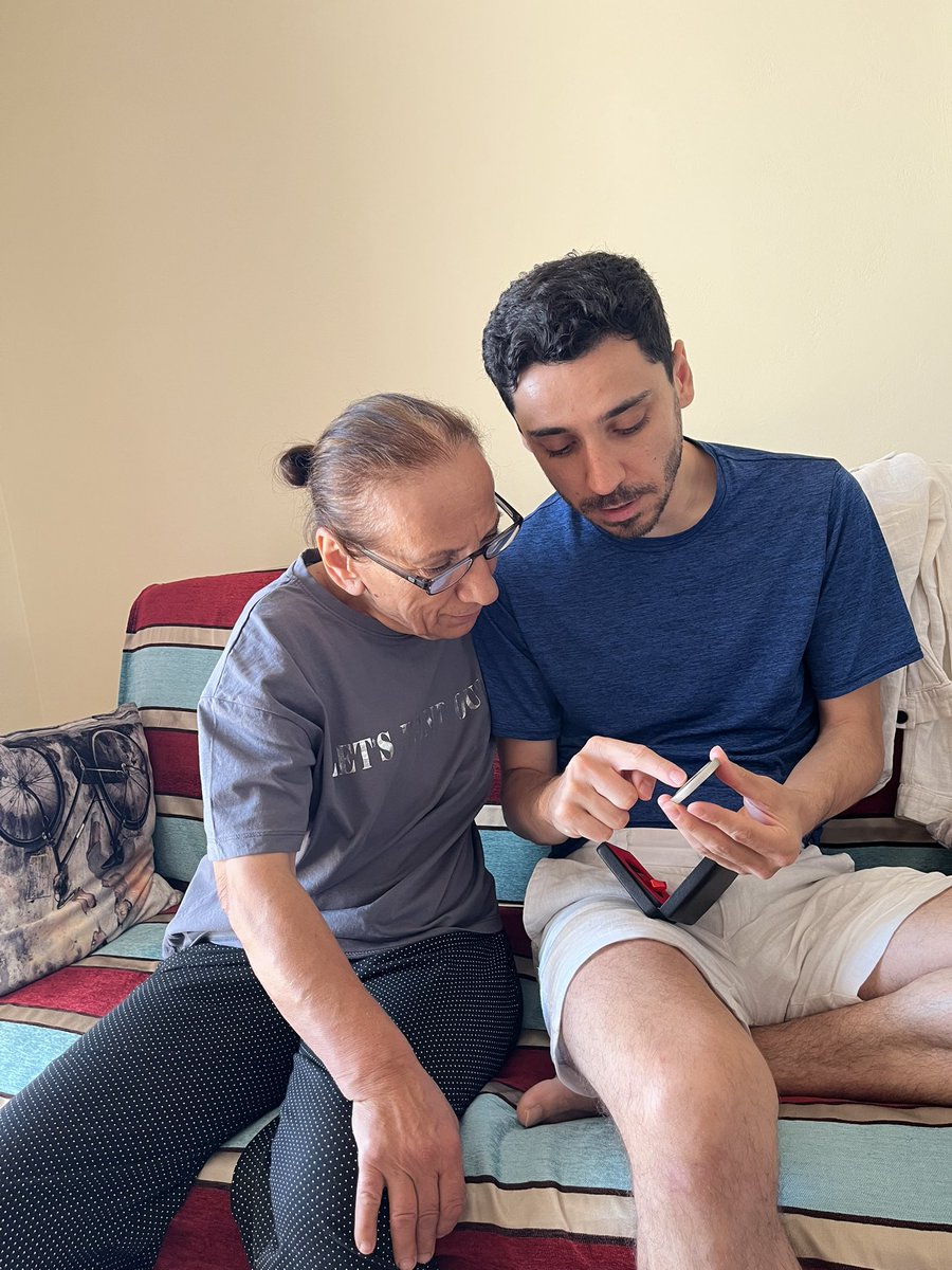 Reunited with my mother, Hicran, after many years and countless hardships. Being with her and celebrating achievements feels like home again. ☀️