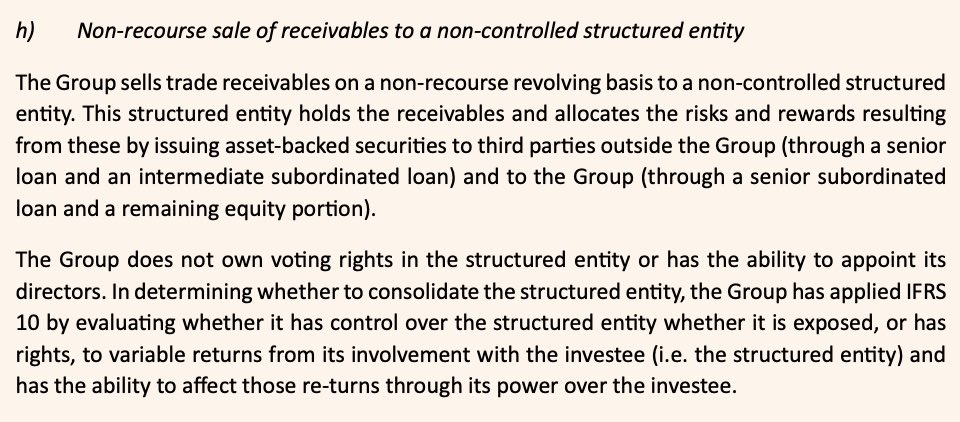 Lukas (@lejooon) on Twitter photo Verve Group (ticker $VER) äger bolaget Verve AR LLC som ej konsolideras in gruppen som man säljer sina kundfordringar till. Det gör att kundfordringarna kommer in direkt i operativa kassaflödet istället för rörelsekapital. Verve Group (ticker $VER) äger bolaget Verve AR LLC som ej konsolideras in gruppen som man säljer sina kundfordringar till. Det gör att kundfordringarna kommer in direkt i operativa kassaflödet istället för rörelsekapital.