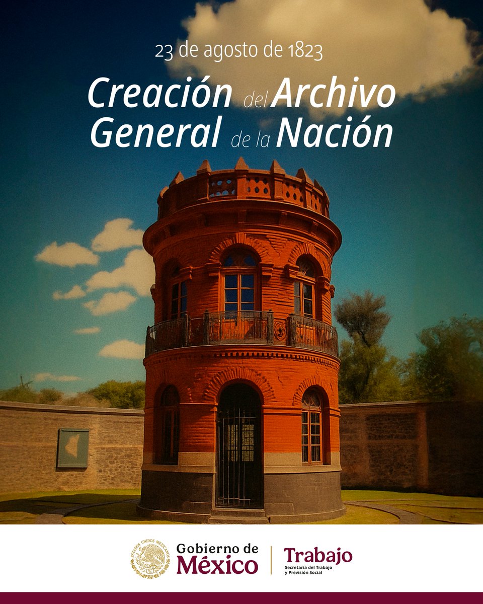 🏢 En el Palacio de Lecumberri se encuentra el Archivo General de la Nación, institución encargada de gestionar y preservar gran parte del patrimonio documental de 🇲🇽.

🗓️En el marco de los 202 años de su fundación, en la #STPS felicitamos a sus #Trabajadoras y #Trabajadores.