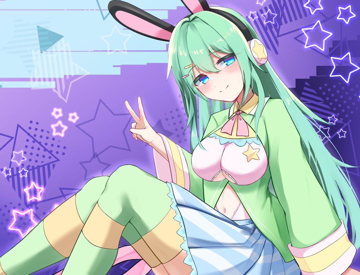 skeb納品しました！リクエストありがとうございました〜！🐰✨