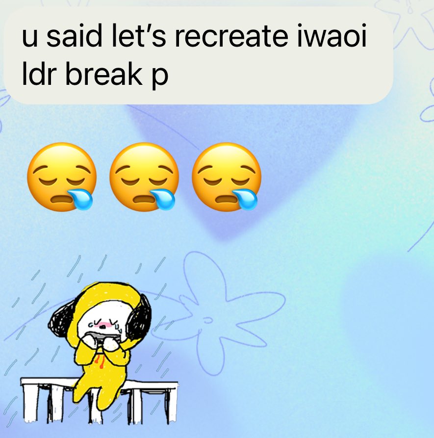 we didn’t speak for ONE day….