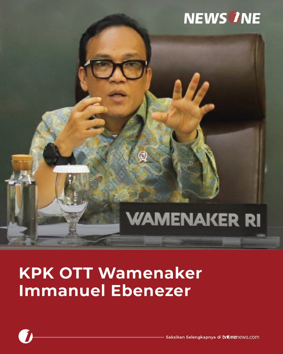 KPK menangkap Wakil Menteri Ketenagakerjaan, Immanuel Ebenezer Gerungan atau Noel
