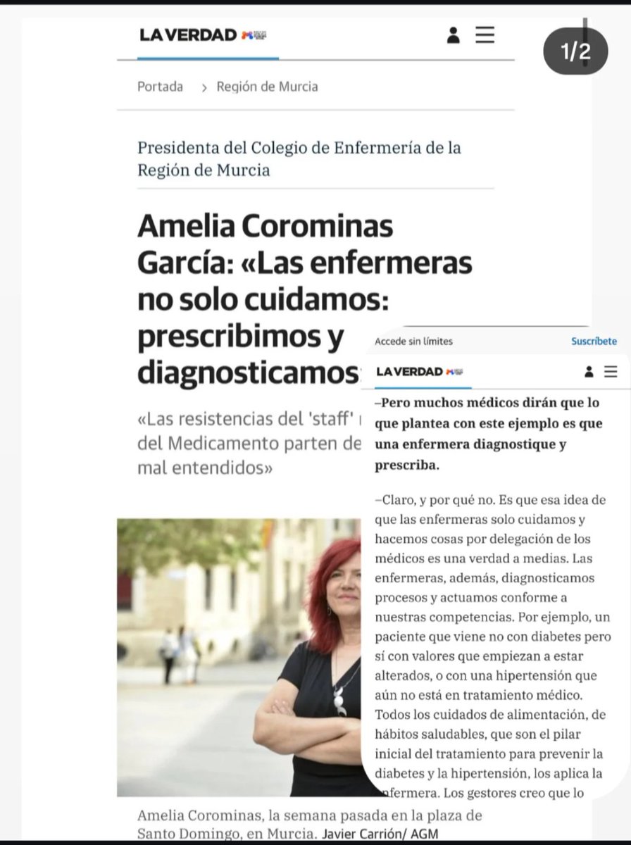 Medic@s por Instagram están realizando una campaña como resistencia a nuestra evolución como profesión. Solo pusieron el titular claro, pero el contenido de la entrevista lo pone claro: DENTRO DE NUESTRAS COMPETENCIAS. 
No esperaba que utilizaran clickbait la verdad 🥴