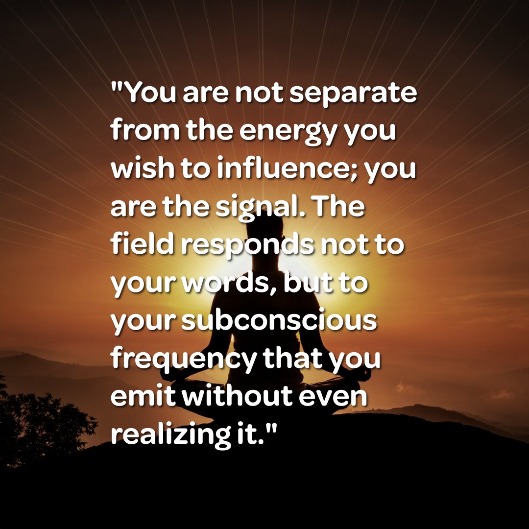 MichelBaise's tweet image. You are the signal. 🌊✨ The universe responds to your subconscious frequency, not just your words. Align your energy, emit positivity, and watch the world reflect your vibration. 💖 #EnergyAlignment #LawOfAttraction #VibrationMatters