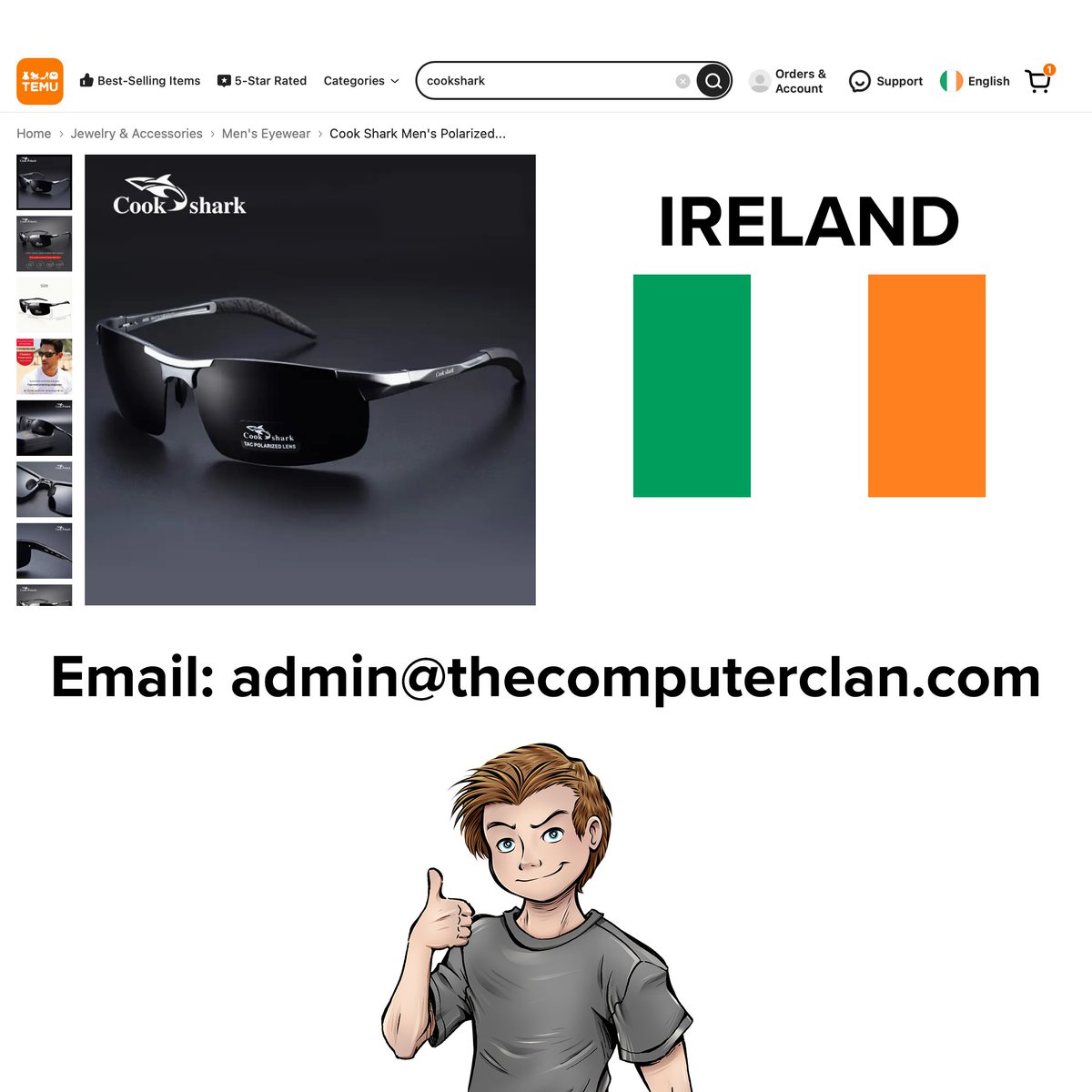 🇮🇪Hello Ireland viewers! If anyone in Ireland can reach out to me and help ship these glasses to my lair, that would be great! Please DM me or email me. Thank you!