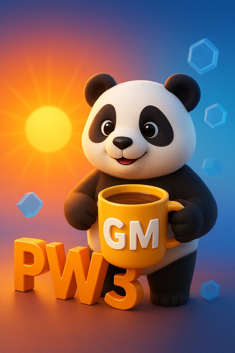 pandaonweb3's tweet image. Gm gm to all of my frens &amp;amp; legends ☀️