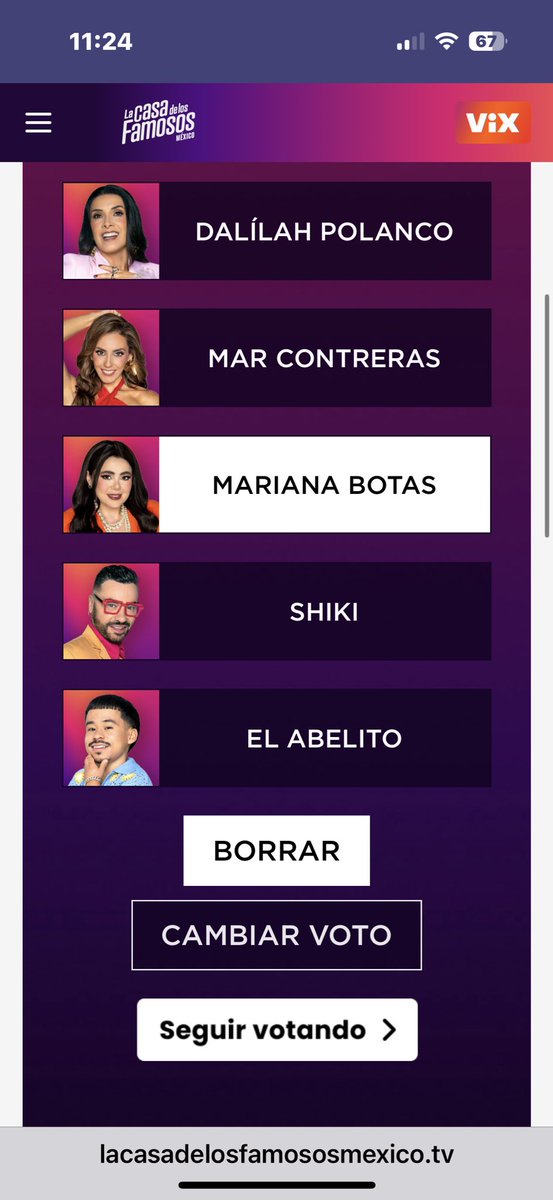 patrixia22's tweet photo. Aquí los #zurdos votando por #marianabotas me vale que les caiga mal 😎#LaCasaDeLosFamososMx3 https://t.co/buace54LJi