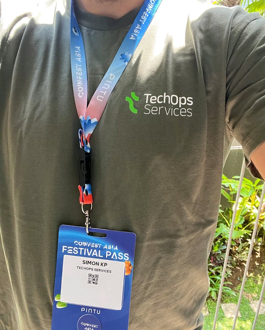 techopsservices's tweet image. Our co-founder Simon made the trip to Bali this week for #CoinfestAsia2025 .

If you&apos;re there, make sure to get in touch for a good chat on web3 infrastructure &amp;amp; automation or simply to practice your Australian accent.